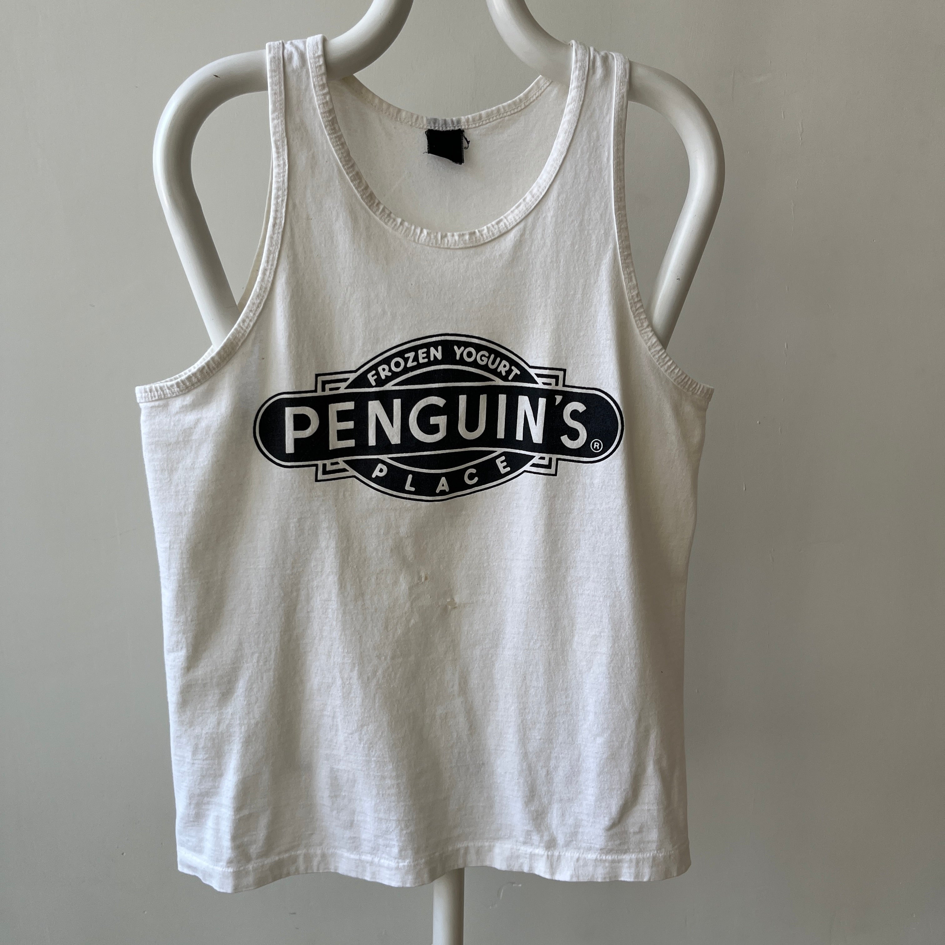 1980s Penguins Palace - Frozen Yogurt Spot - Tank Top