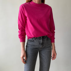 1990's Blank Pink Long Sleeve T-Shirt
