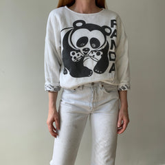 1980s Quilted Reversible Panda Sweatshirt - Holy Moly
