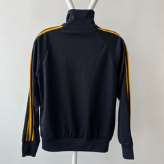 1980s/90s Black and Yellow Striped Track Jacket