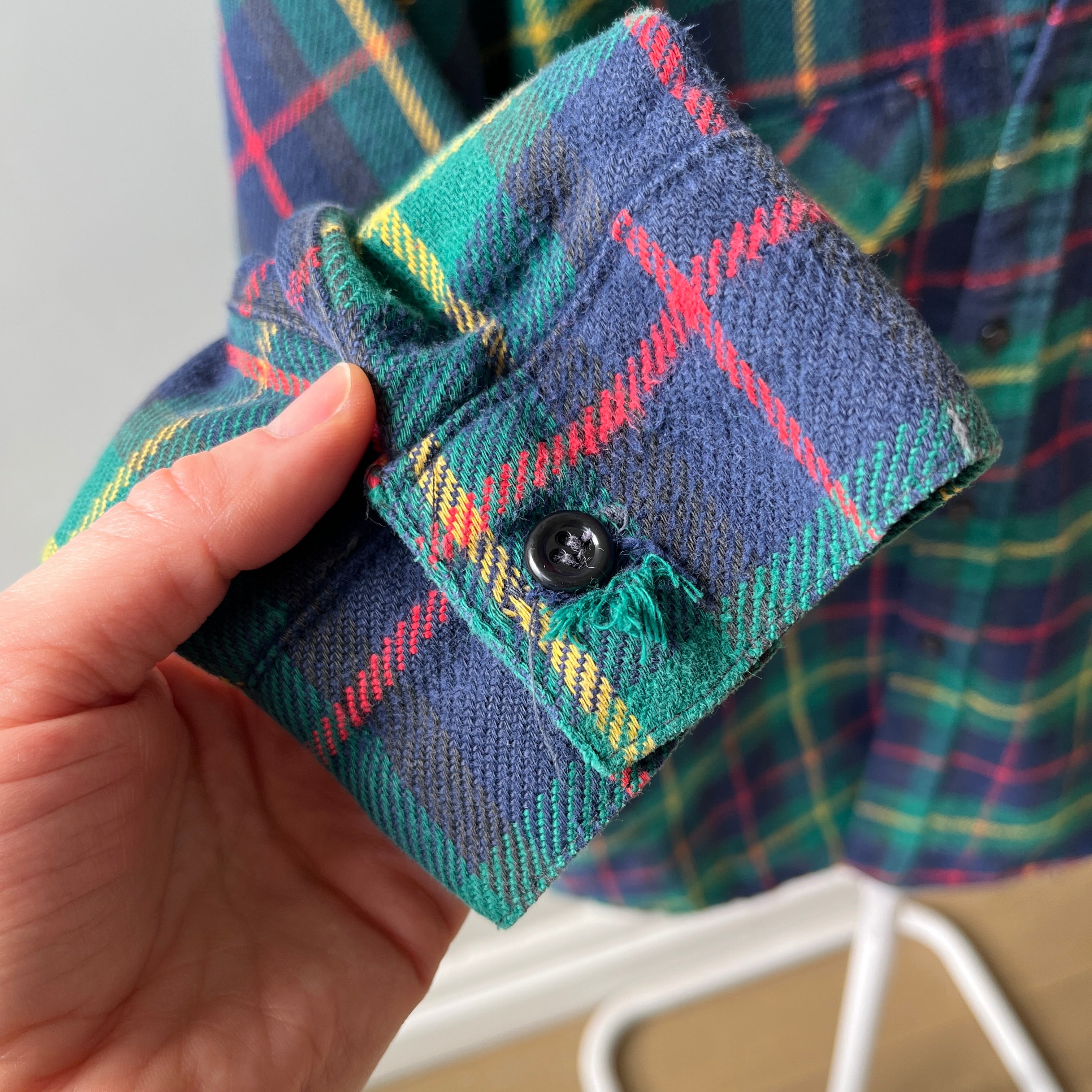1970s Heavyweight Cotton Flannel (Maybe a Mr. Leggs?) - GEM
