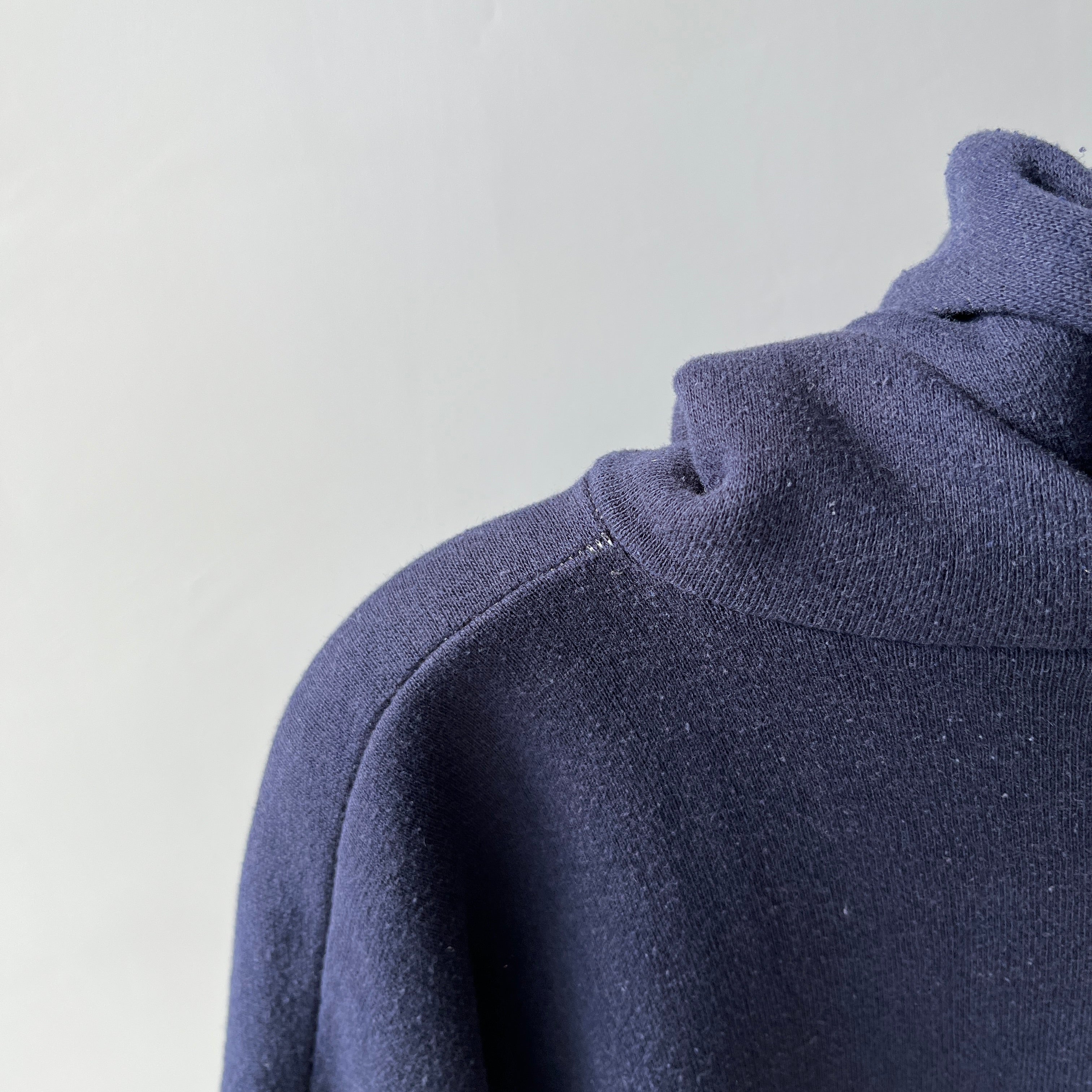 1970/80s Sportswear Pullover Navy Hoodie - Collectible