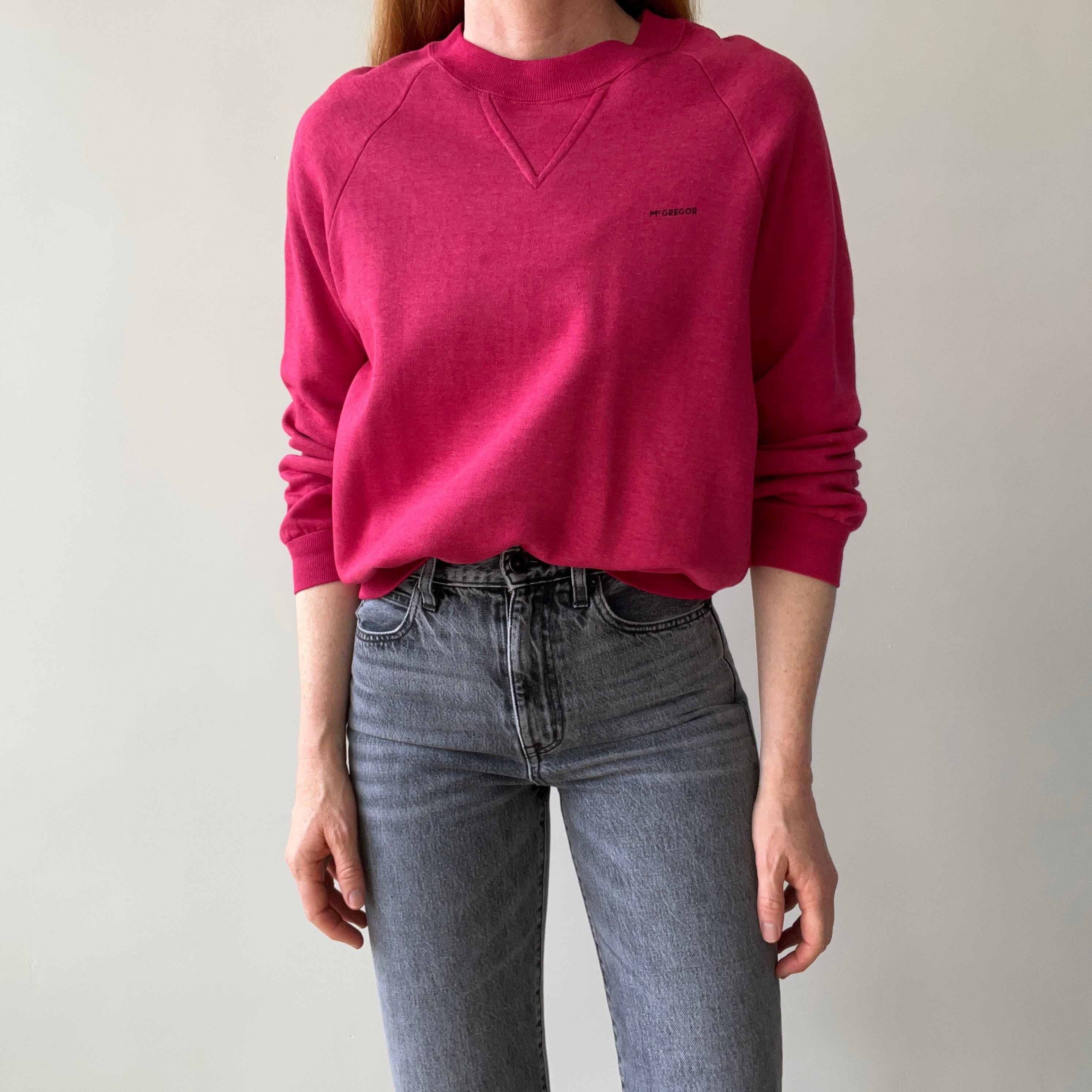 1980's Pink Faded Sweatshirt - McGregor!