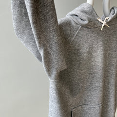 1970s Gray Pull Over Hoodie - An Actual Dream