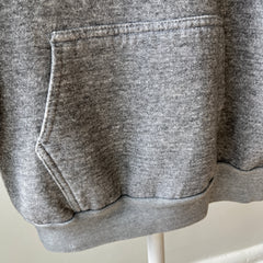 1970s Gray Pull Over Hoodie - An Actual Dream
