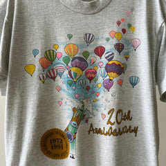 1991 Albuquerque International Balloon Fiesta 20th Anniversary T Shirt