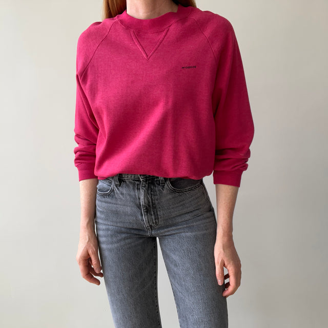 1980's Pink Faded Sweatshirt - McGregor!