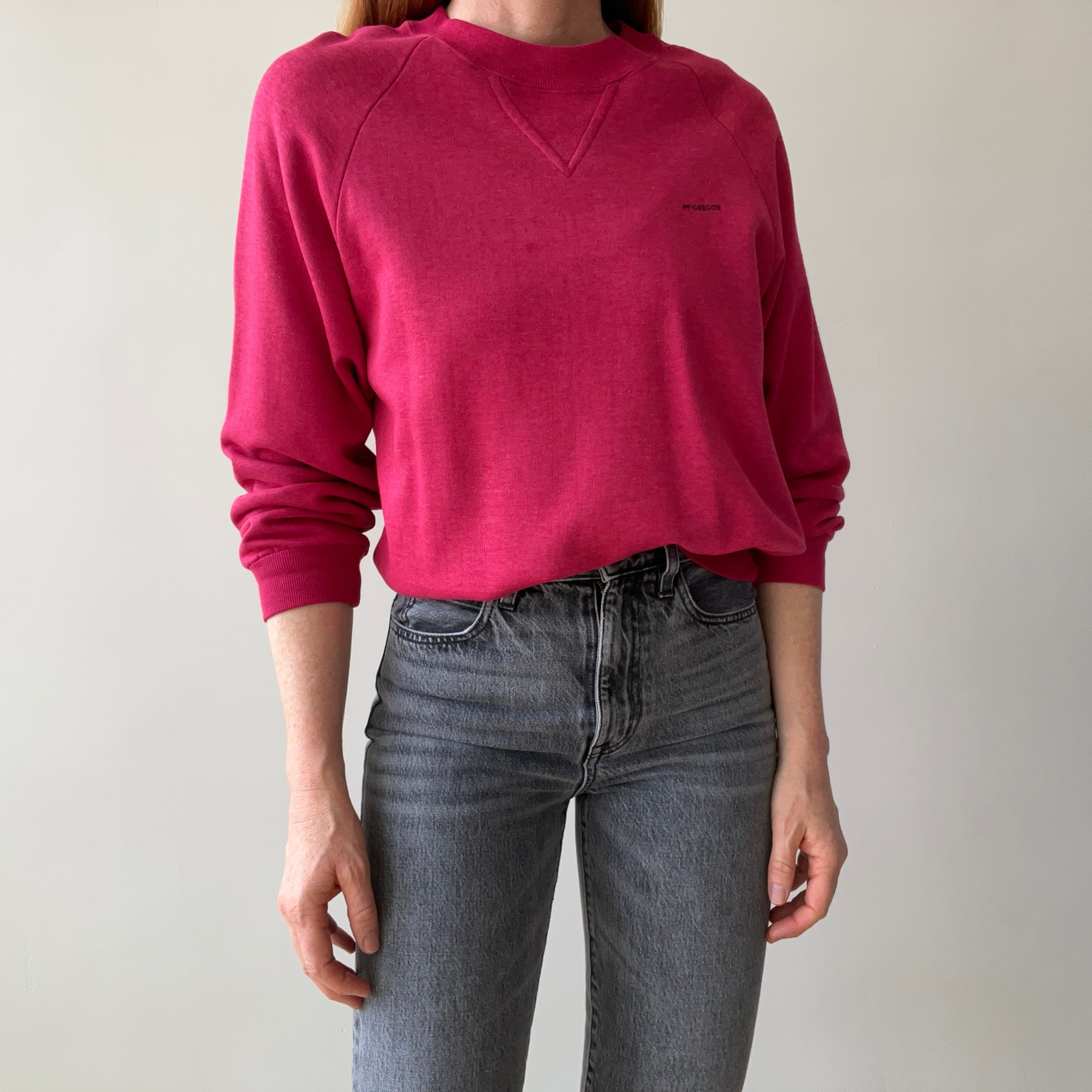 1980's Pink Faded Sweatshirt - McGregor!
