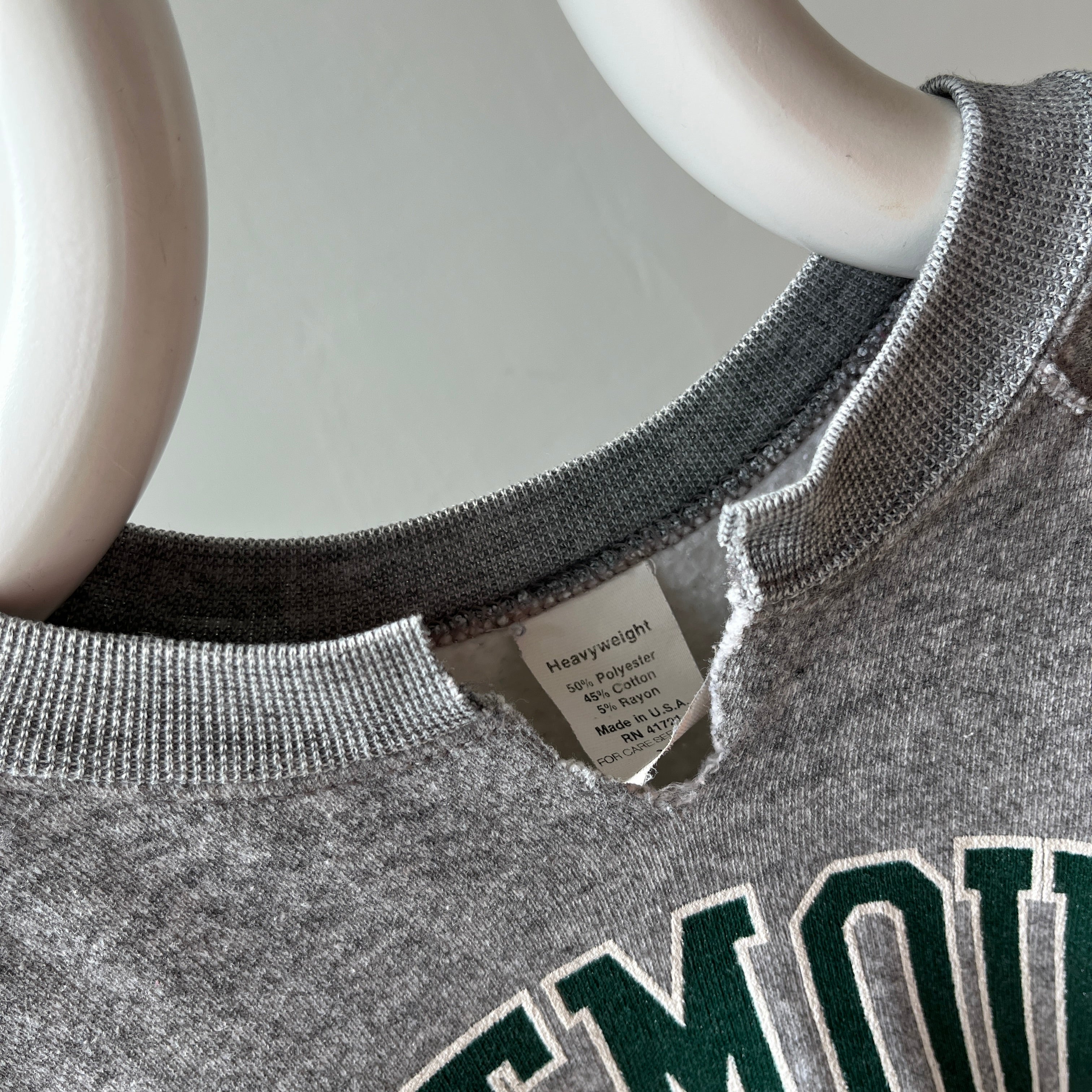 1970/80s Dartmouth College Sweatshirt by Discus (Earlier Tag)
