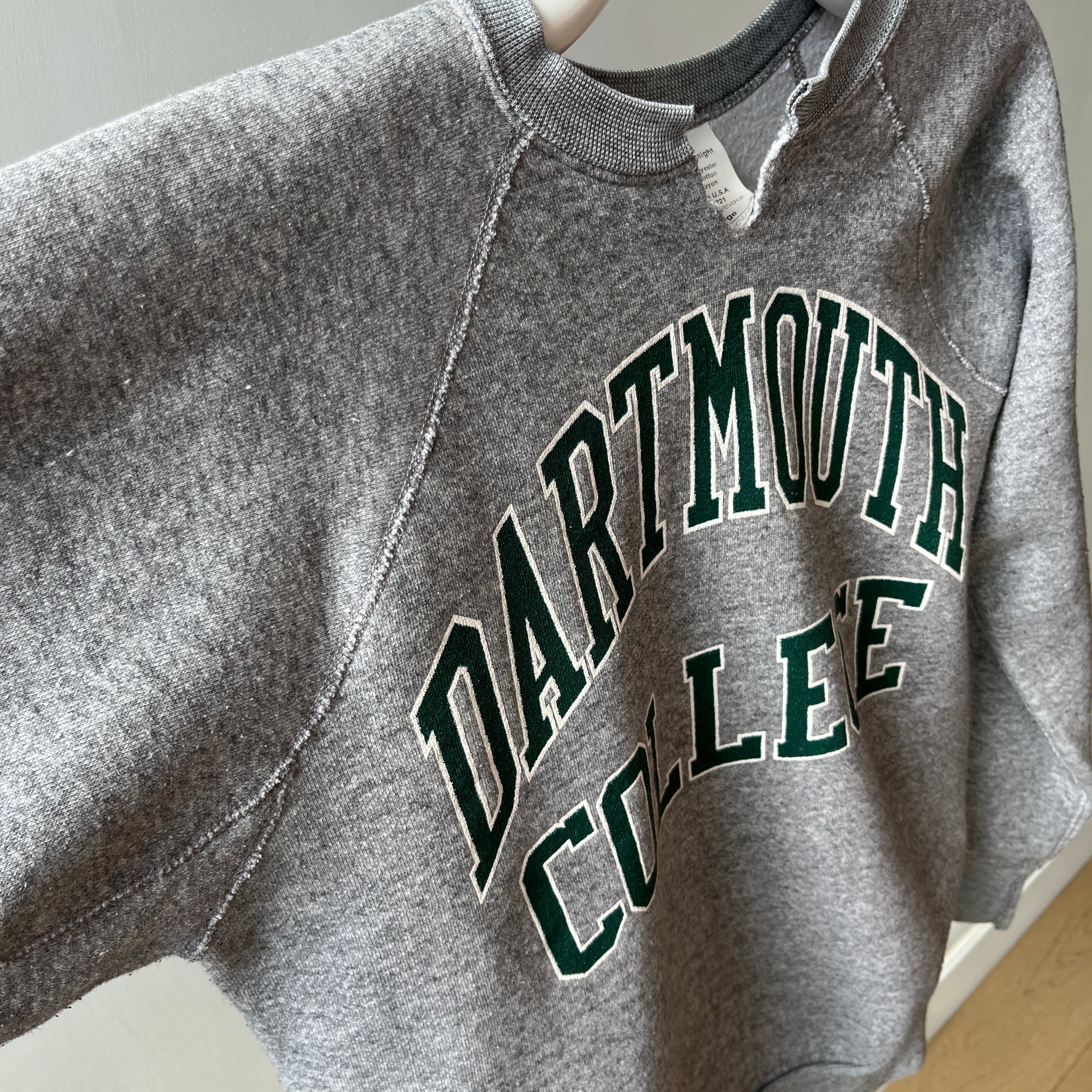 1970/80s Dartmouth College Sweatshirt by Discus (Earlier Tag)