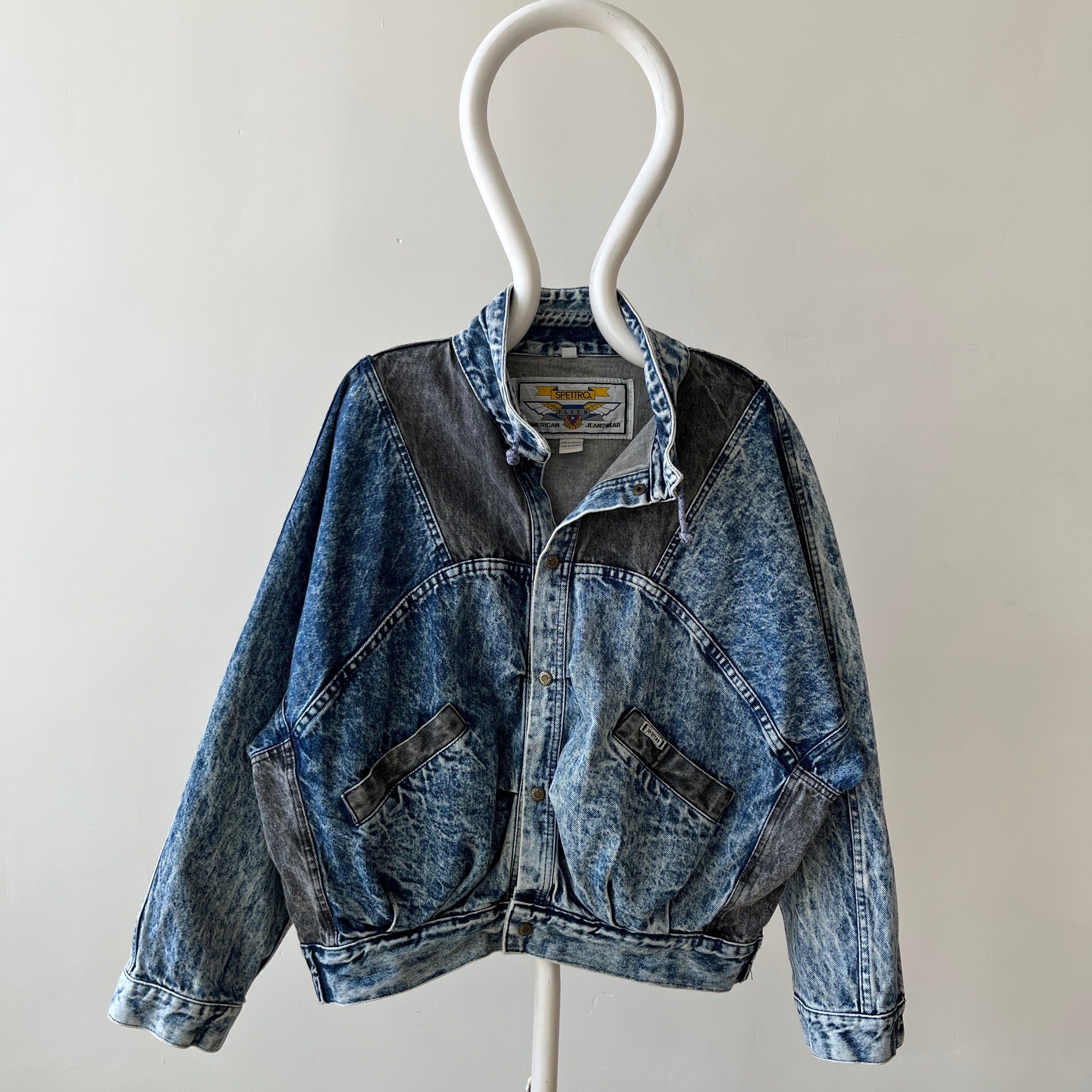 1980s Acid Wash Denim Jacket