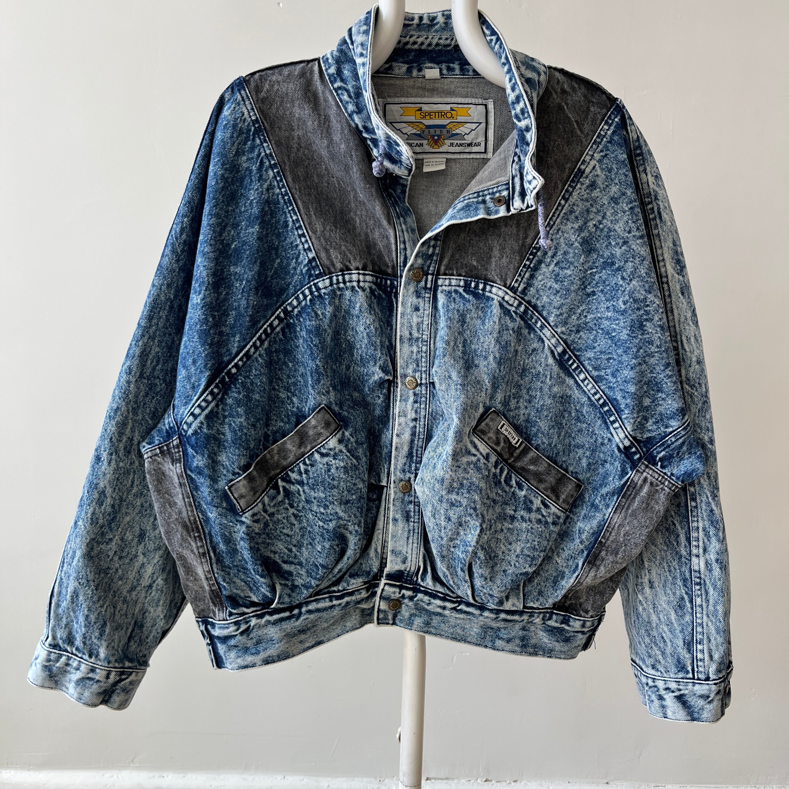 1980s Acid Wash Denim Jacket