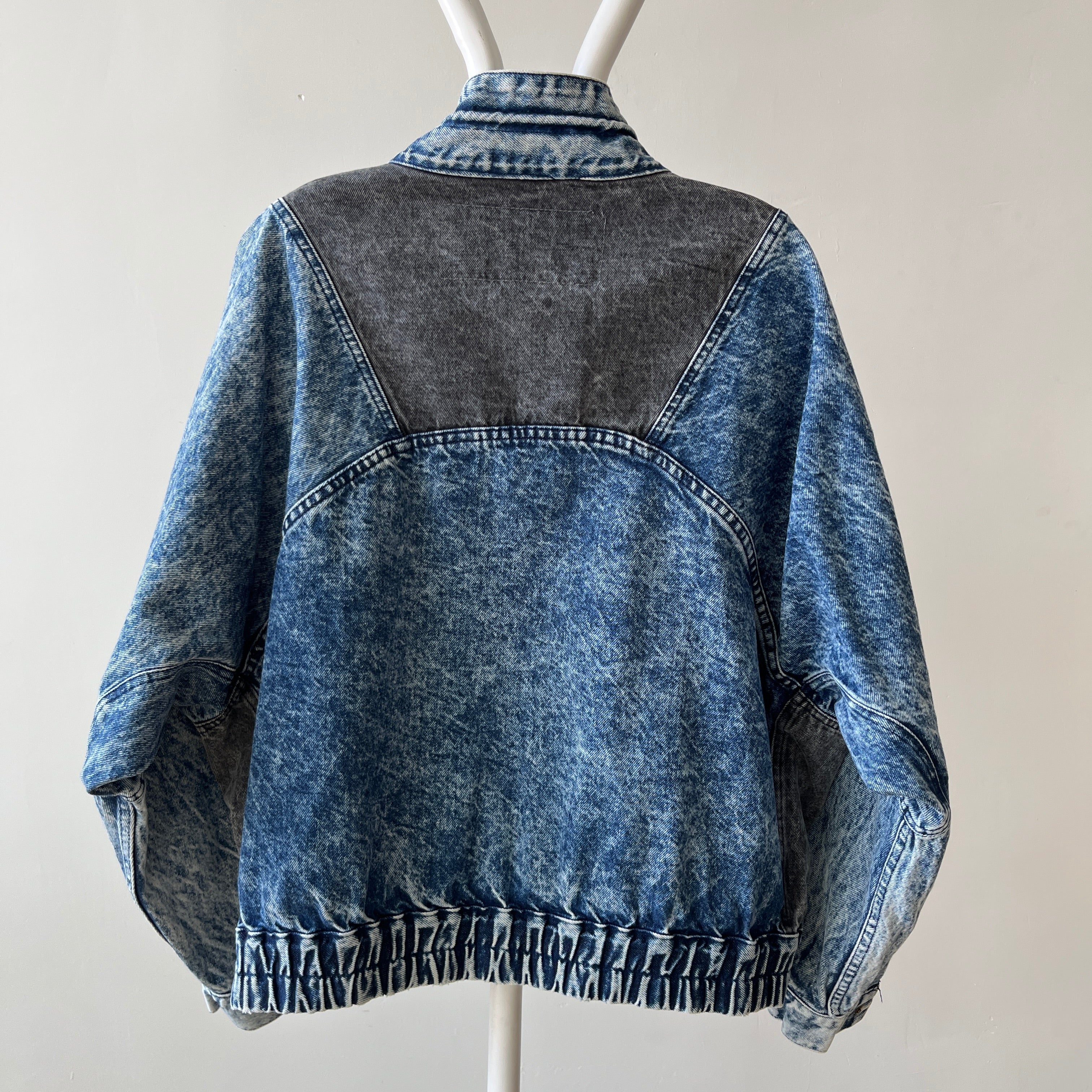 1980s Acid Wash Denim Jacket