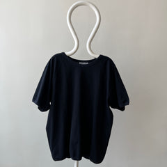 1980s Blank Black Ringer T-Shirt