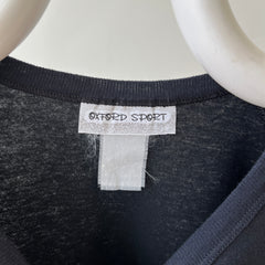 1980s Blank Black Ringer T-Shirt