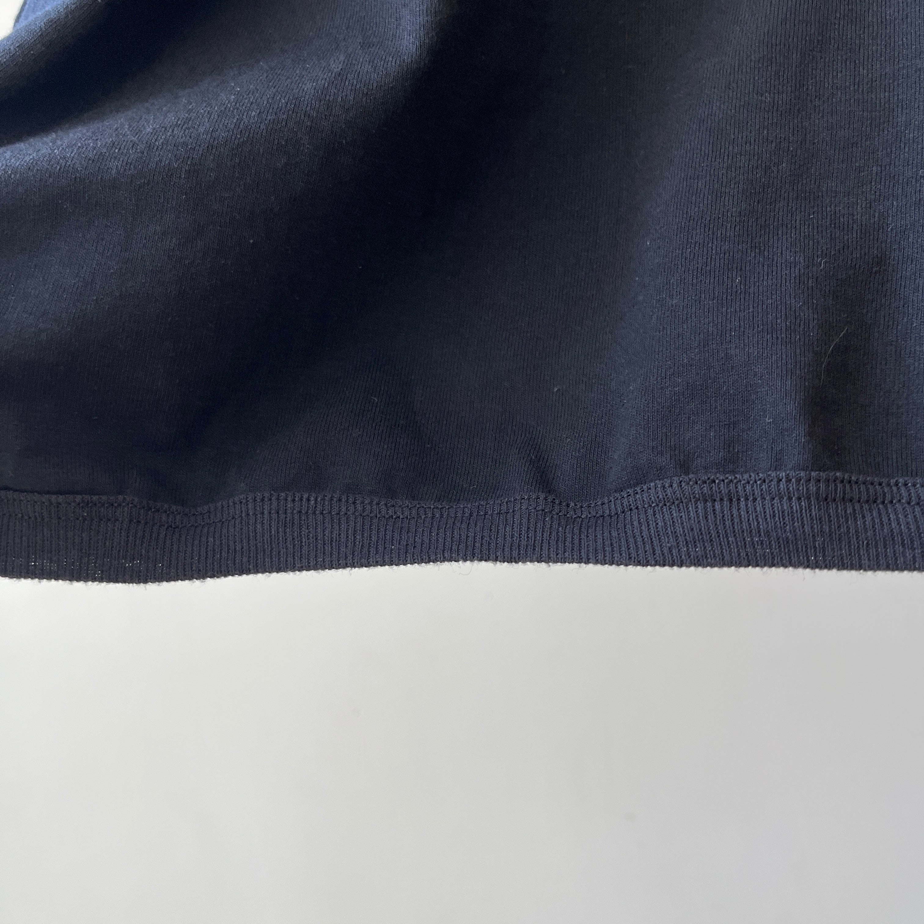 1980s Blank Black Ringer T-Shirt