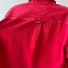 1990s Faded Red Levis Button Up - OMG