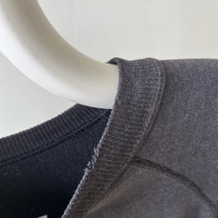 1980s Perfectly Faded Worn, Small Holes, Contrast Cuffs Dream Boat Raglan