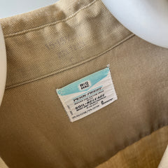 1970s Big Mac by Sears Khaki Work Shirt - Heavily Stained and Worn