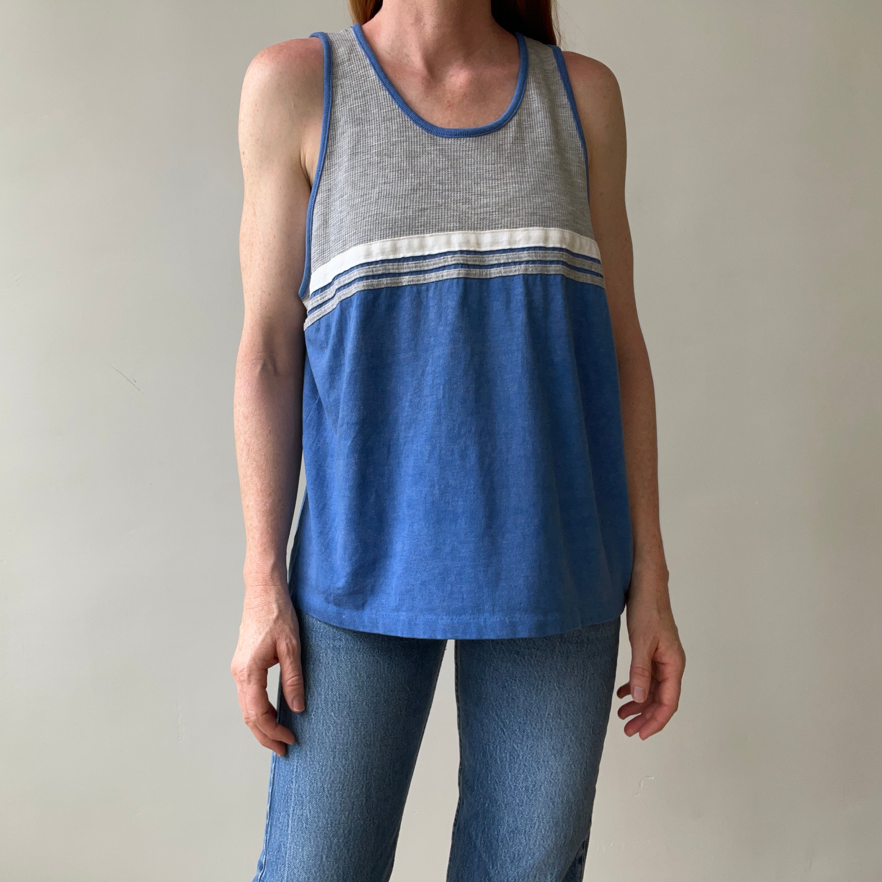 1980s Two-Tone Tank Top - Rad!