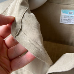 1970s Big Mac by Sears Khaki Work Shirt - Heavily Stained and Worn