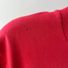 1980s Blank Red Pocket T