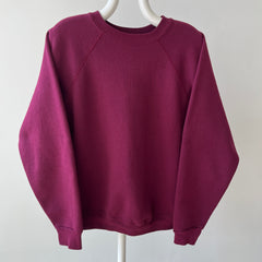1970s/80s Blank Burgundy Sweatshirt
