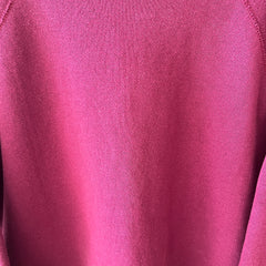 1970s/80s Blank Burgundy Sweatshirt