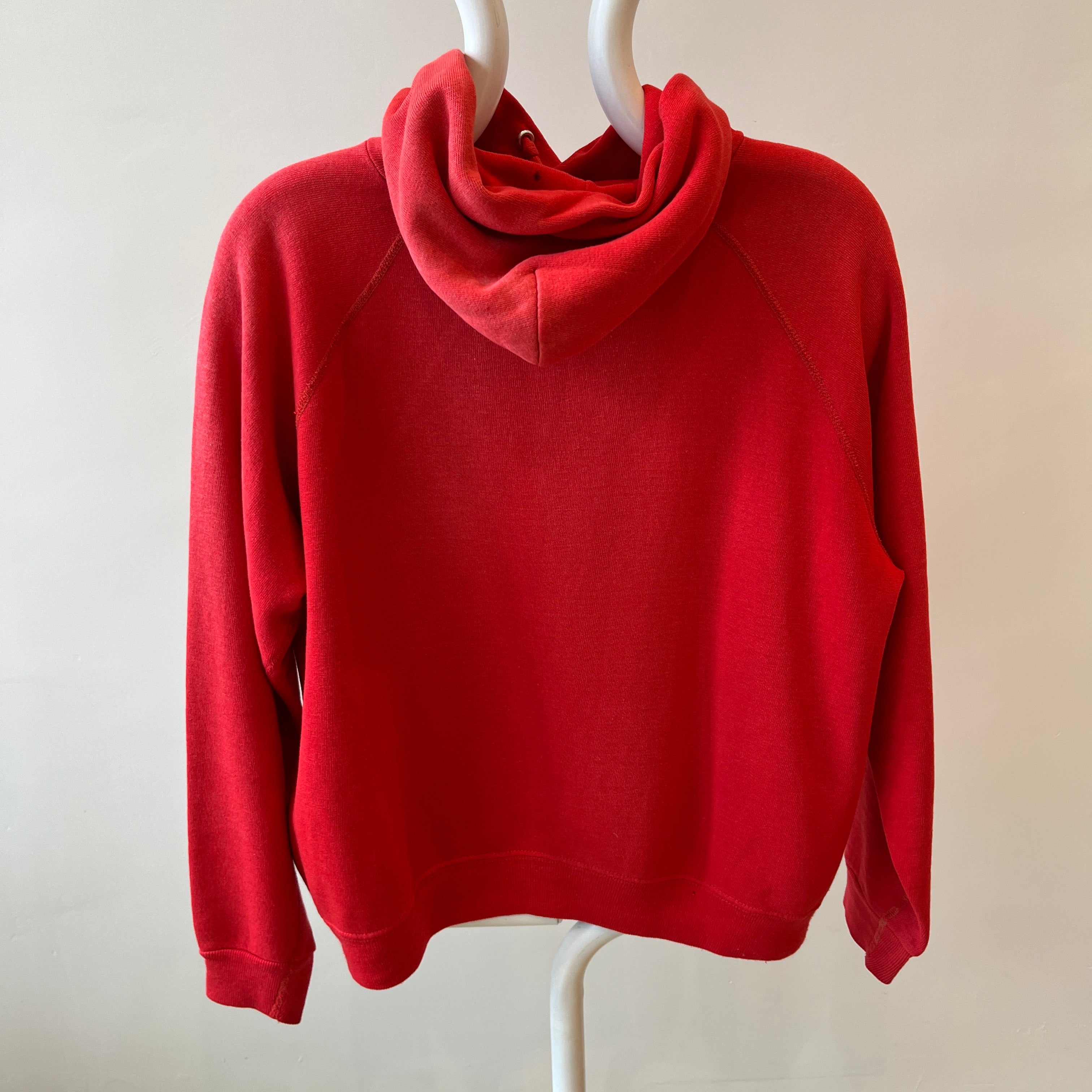 1970/80s Sun Faded, Perfectly Worn and Luxuriously Soft Georgie Hoodie - Go DAWGS