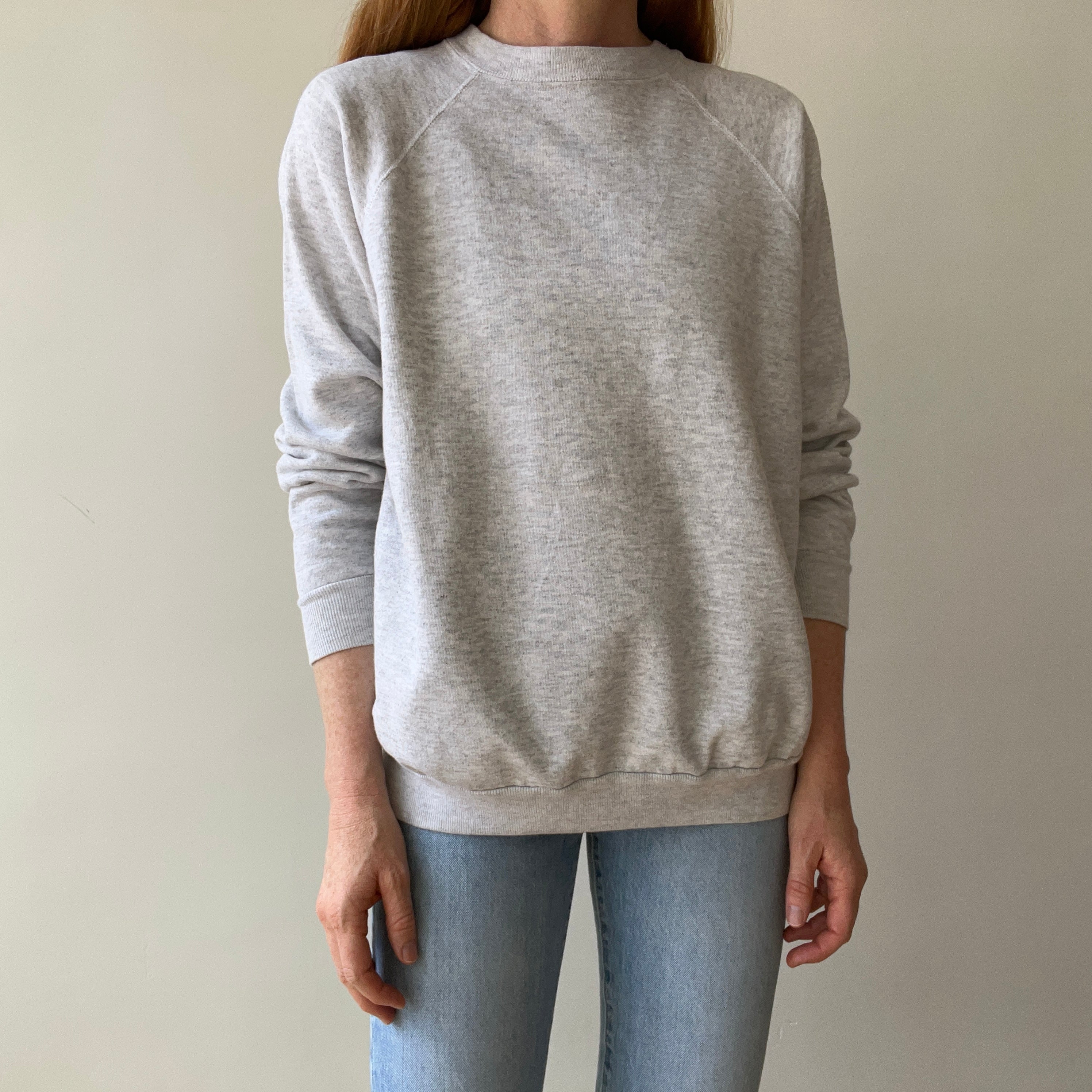 1980's Heather Grey Sweatshirt