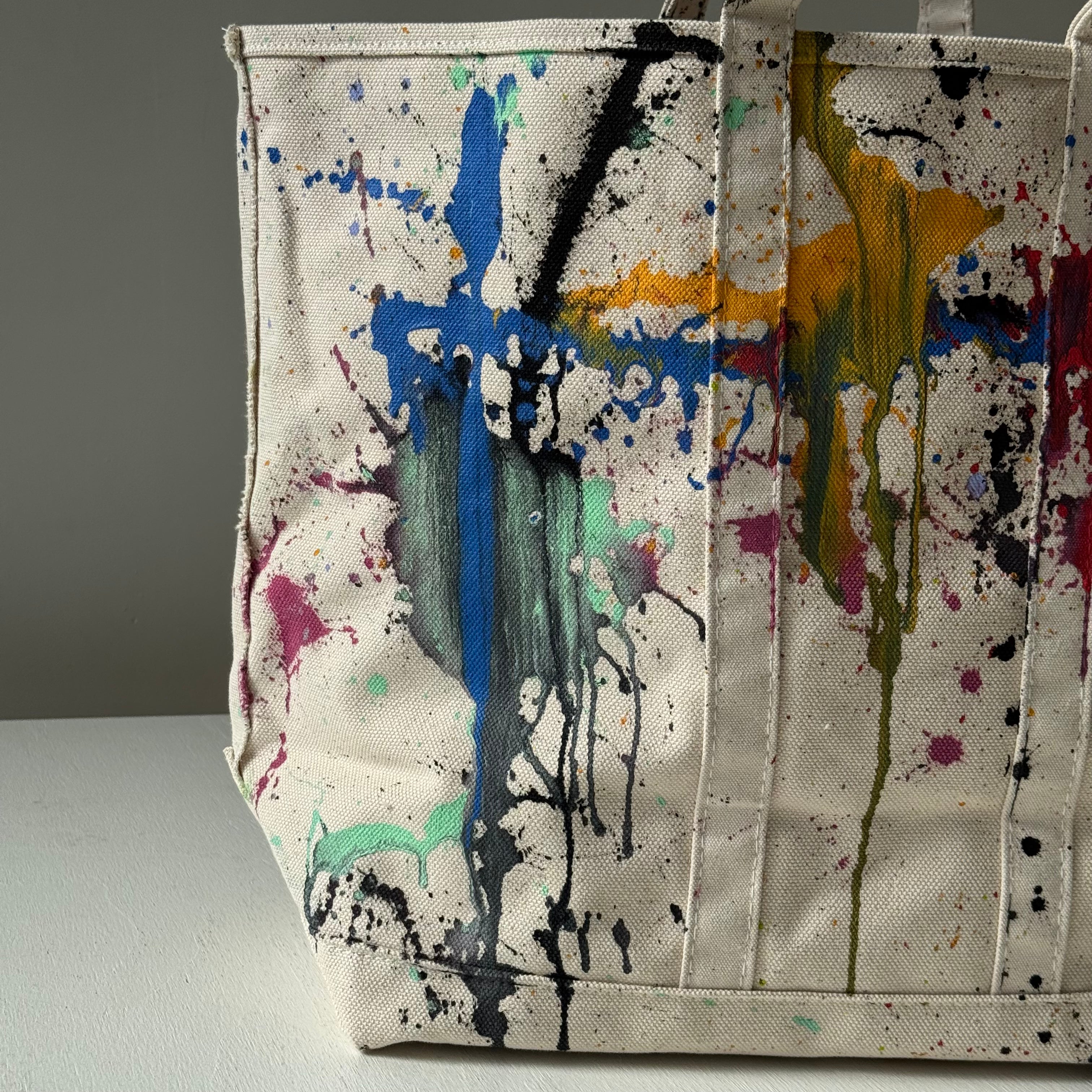 Splatter Paint Tote #4