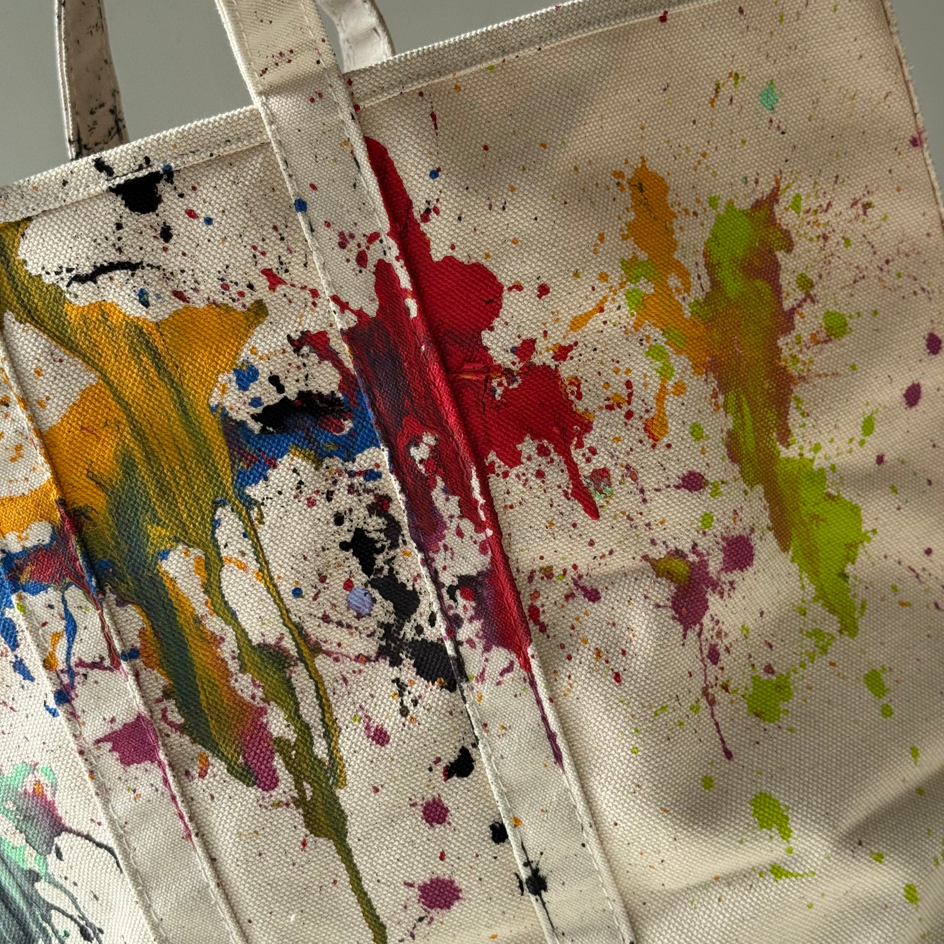 Splatter Paint Tote #4