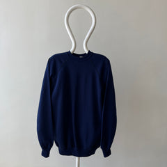 1980's Blue Raglan Sweatshirt