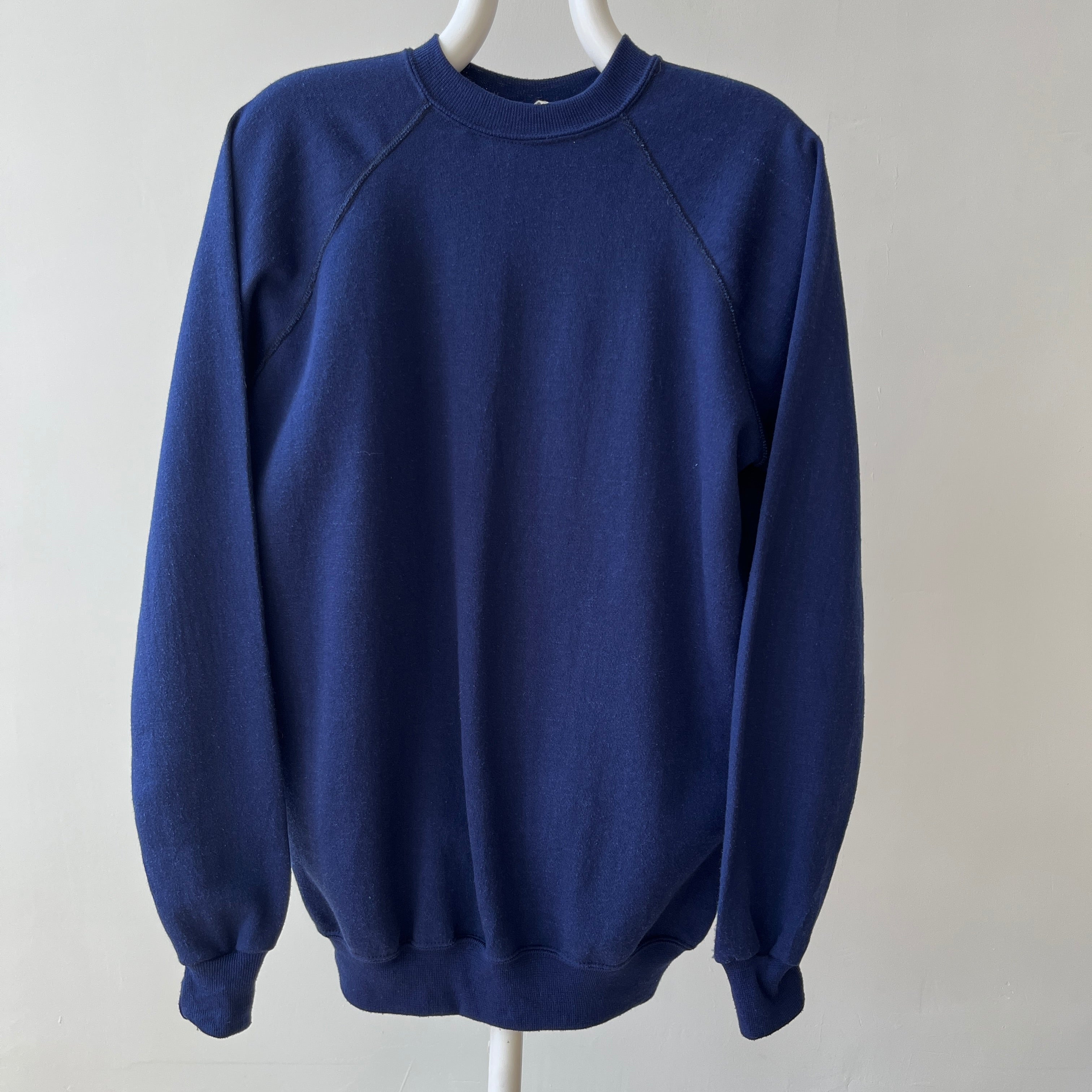 1980's Blue Raglan Sweatshirt