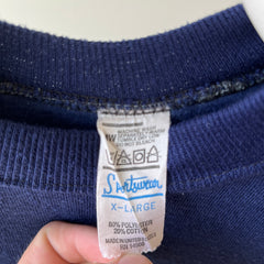 1980's Blue Raglan Sweatshirt