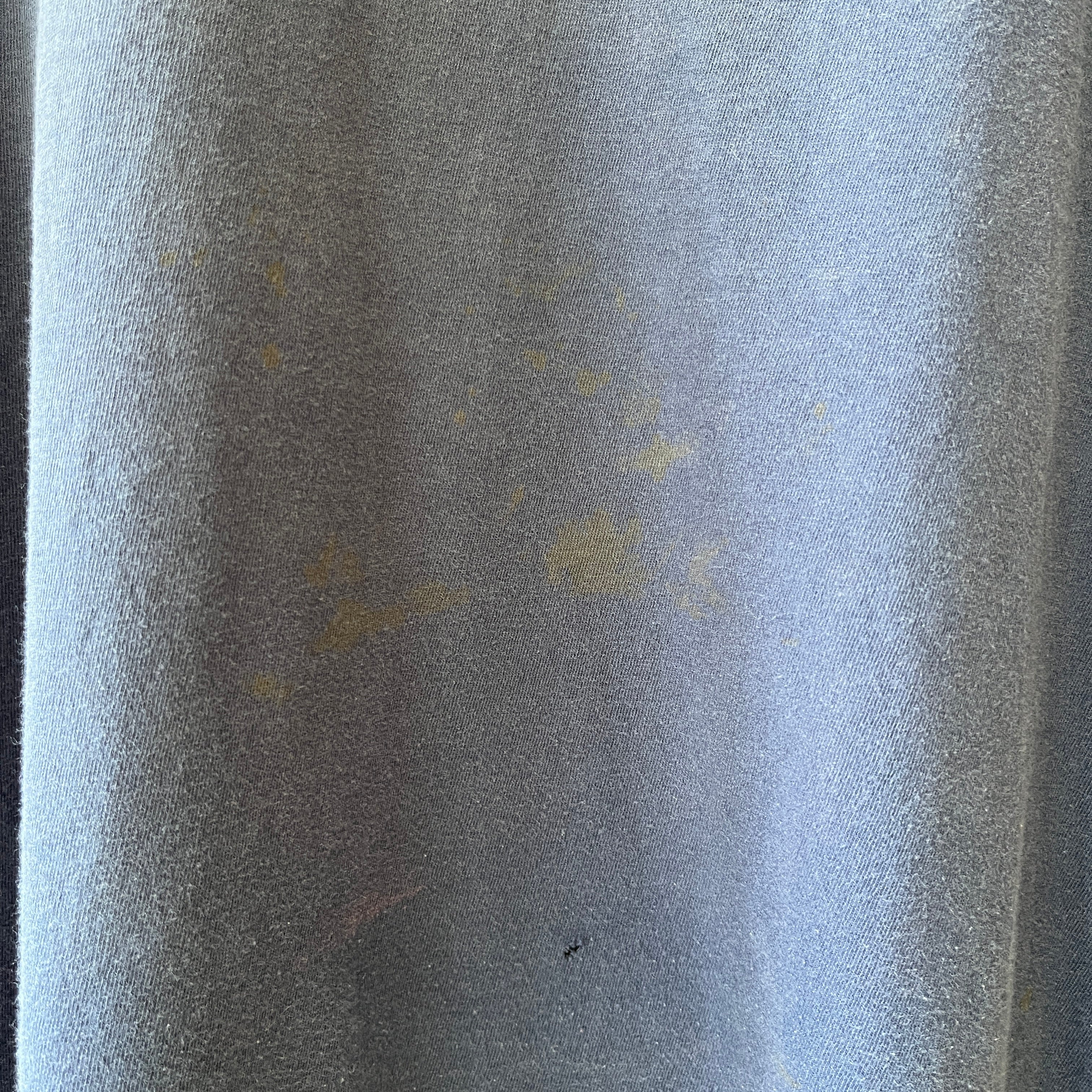 1990's Navy Blue Faded Pocket T-Shirt