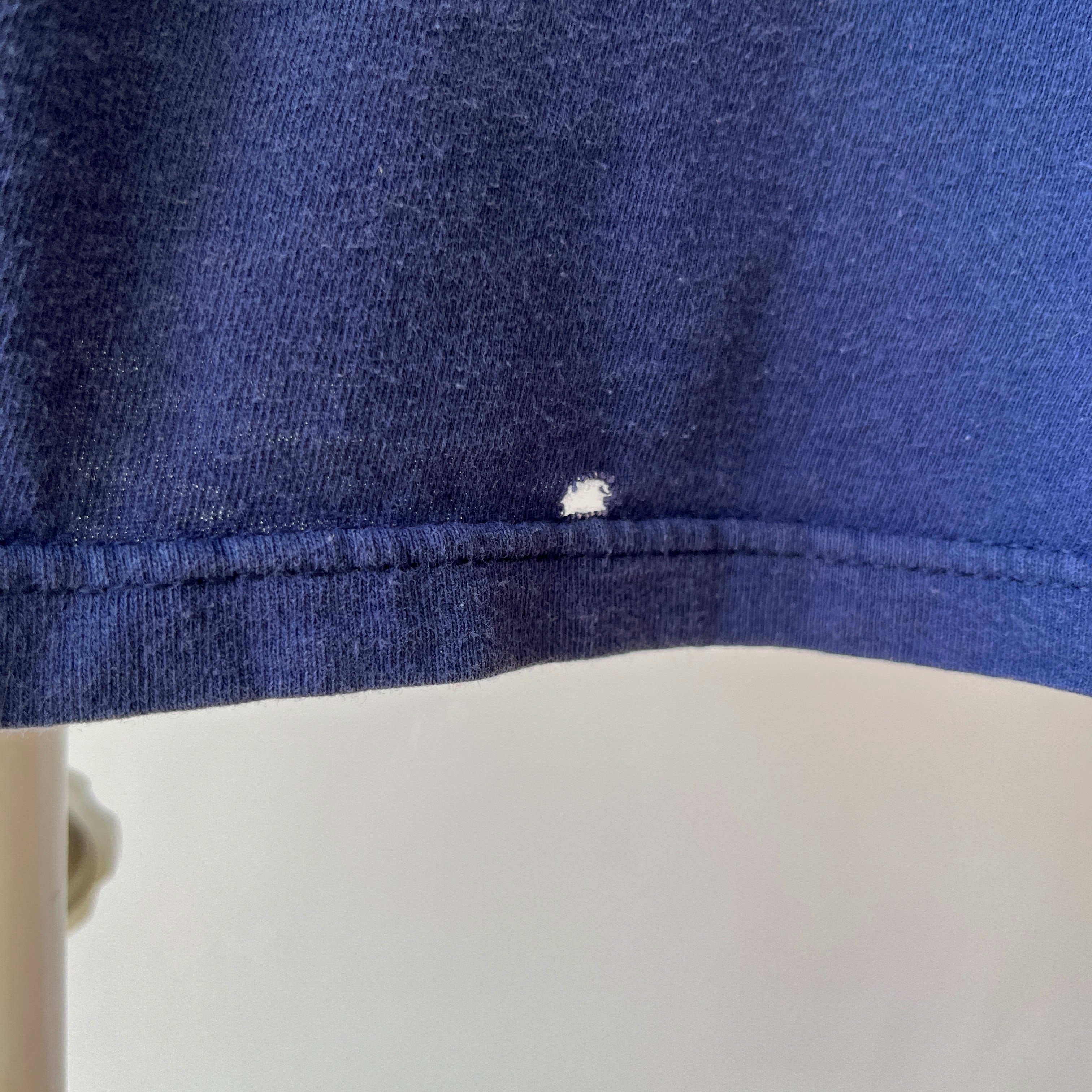 1990's Navy Blue Faded Pocket T-Shirt