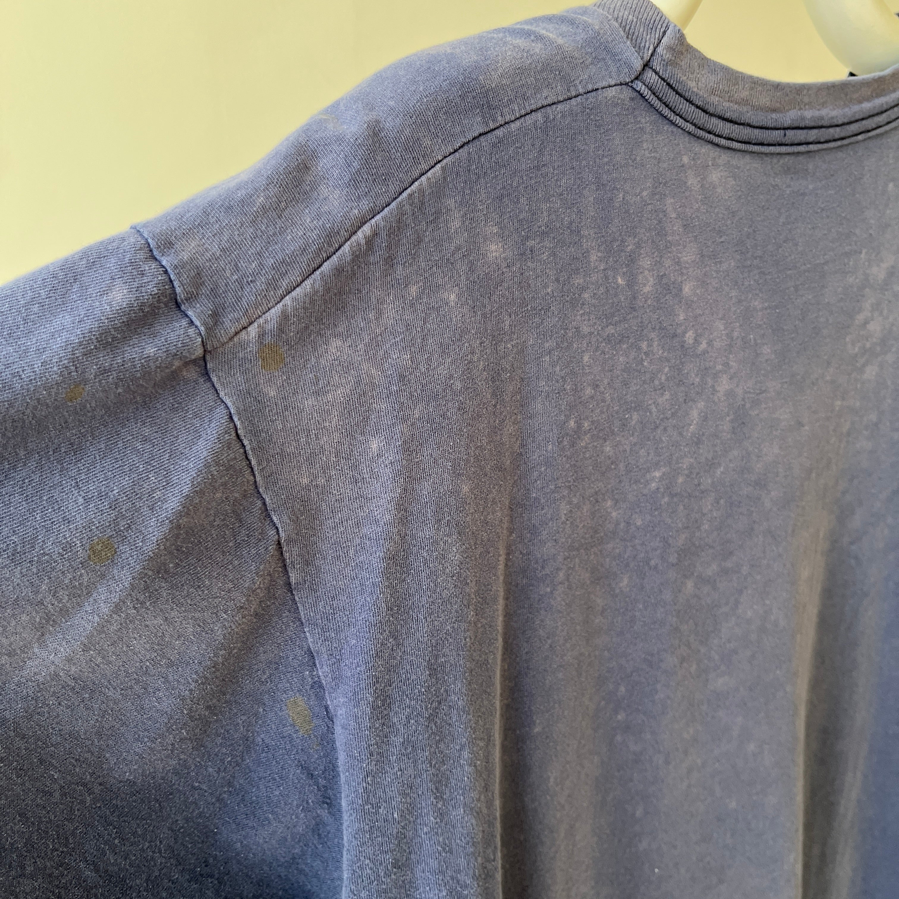 1990's Navy Blue Faded Pocket T-Shirt