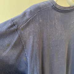 1990's Navy Blue Faded Pocket T-Shirt