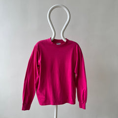 1990's Blank Pink Long Sleeve T-Shirt