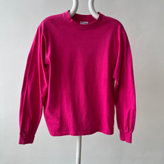 1990's Blank Pink Long Sleeve T-Shirt