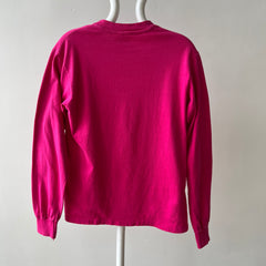 1990's Blank Pink Long Sleeve T-Shirt