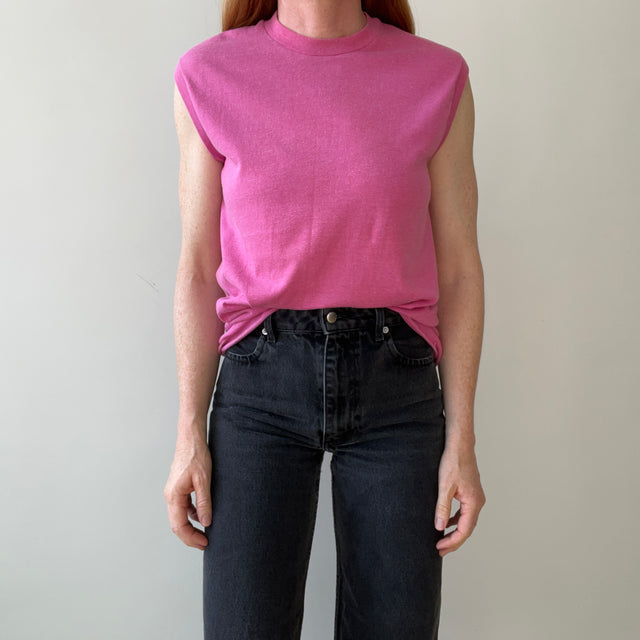1970s Pink Muscle Shirt - She's Good