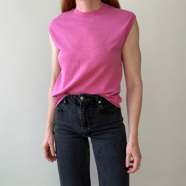 1970s Pink Muscle Shirt - She's Good