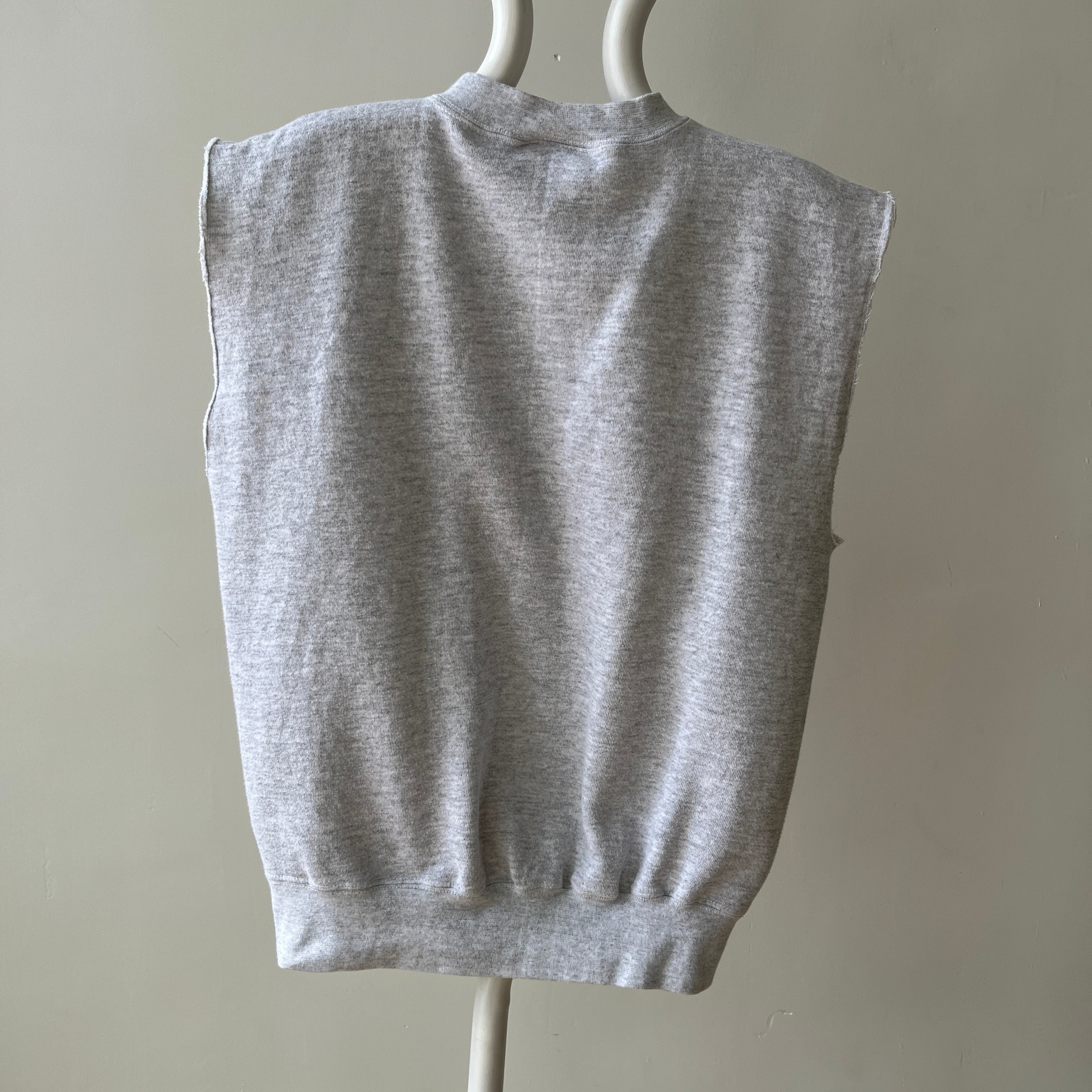1980/90s Houston Downtown Cut Off Sweatshirt