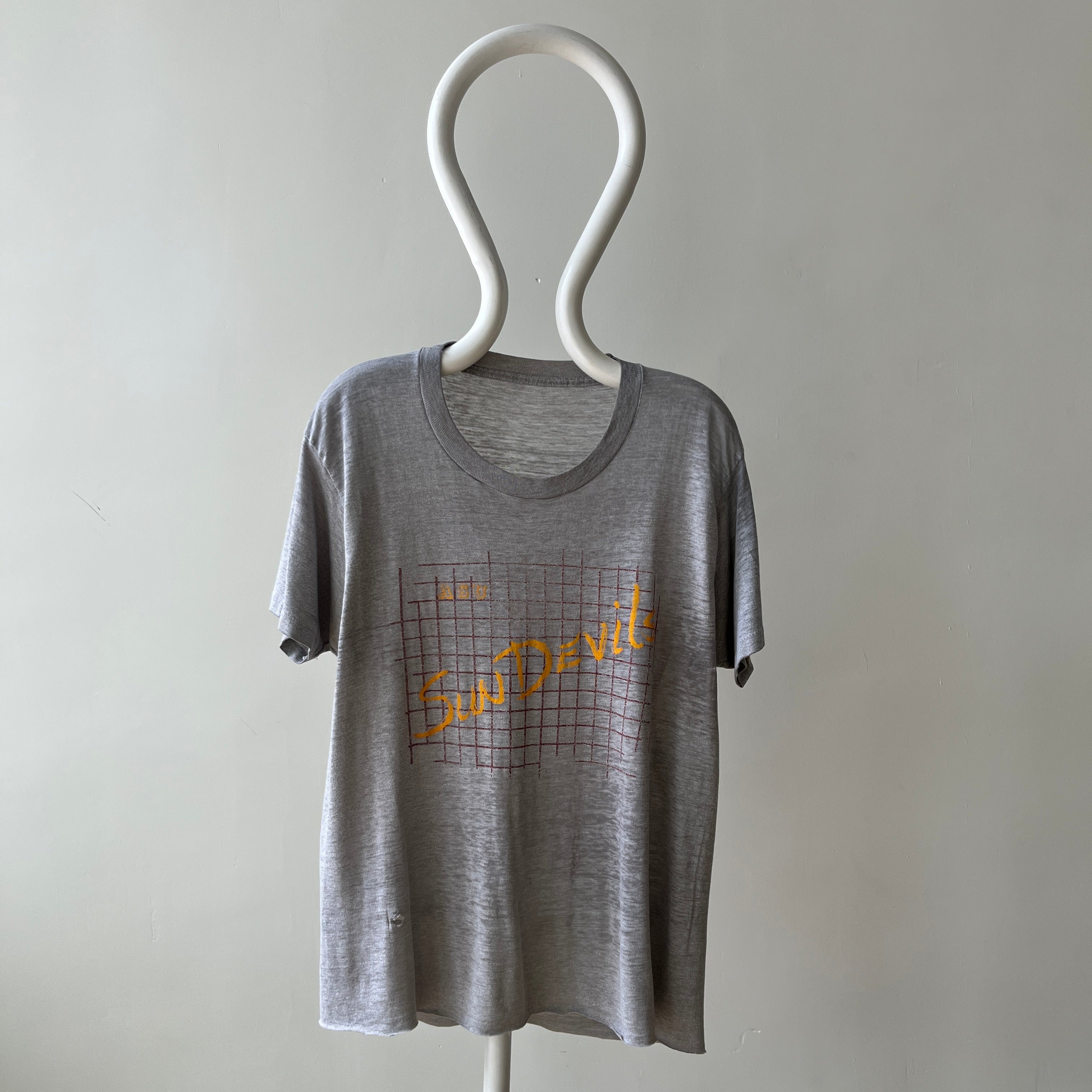 1970s ASU Sun Devils Paper Thin T-Shirt