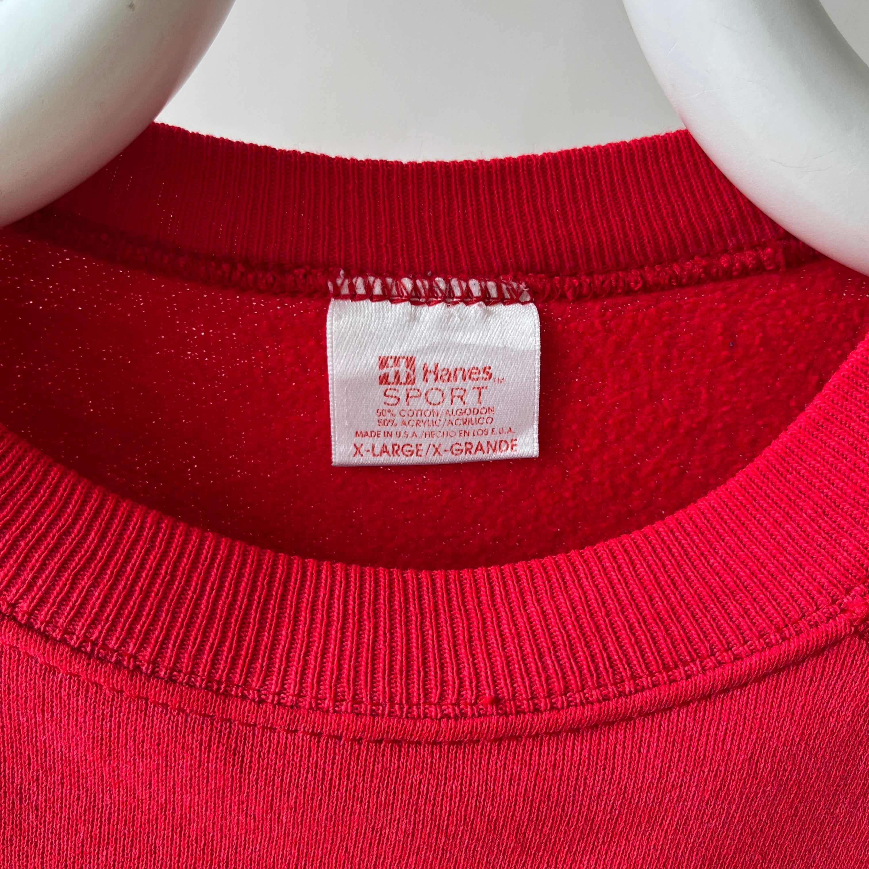 1990's Blank Red Sweatshirt
