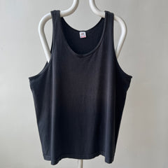 1990s Blank Black Tank Top