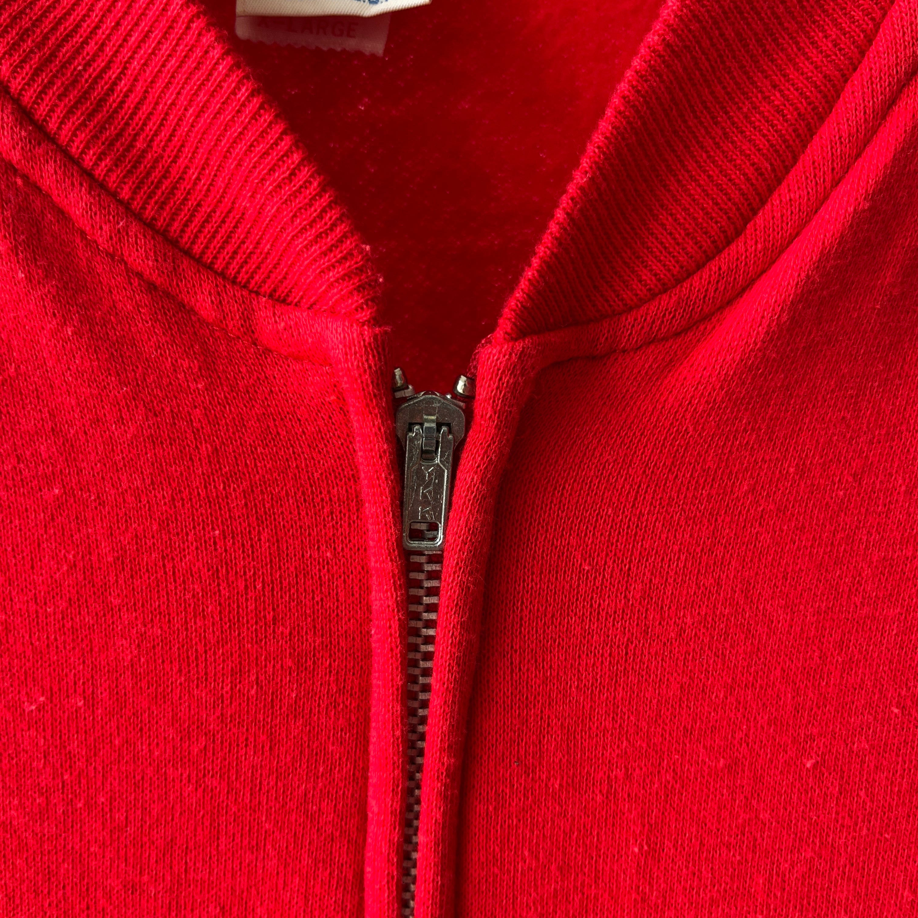 1970's Short Sleeve Zip up Sweatshirt