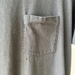 1990s Blank Black Pocket T-Shirt